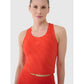 Women's quick-drying training crop top 4F 4FWSS25TFSLF413-62S *Kategoria tymczasowa Your Sports Performance
