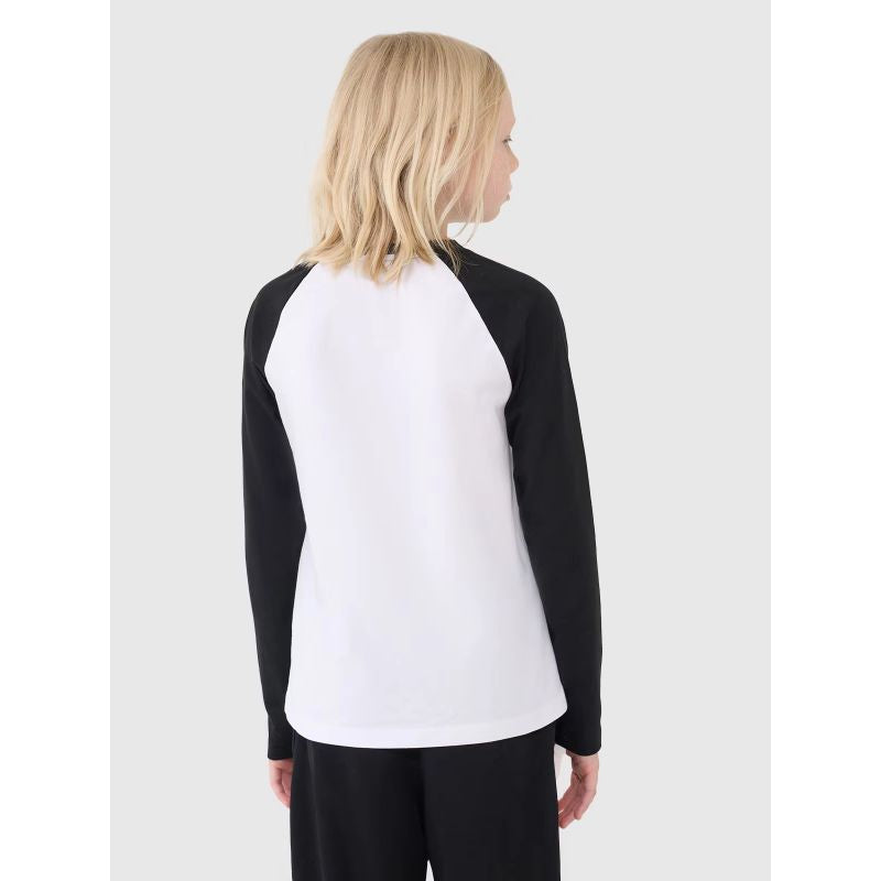 Boys' longsleeve regular plain 4F 4FJWSS25TLONM420-10S *Kategoria tymczasowa Your Sports Performance