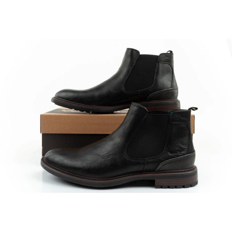 Wrangler Randy men's shoes Chelsea boots elegant fashionable slip-on black In preparation Your Sports Performance
