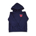 Wood Wood Izzy AA kids hoodie navy blue - 10235605-2424-Navy Odzież/Odzież na co dzień Your Sports Performance