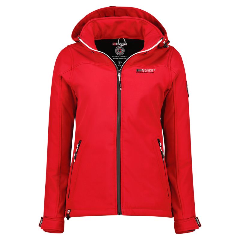 Women's Softshell Jacket Geographical Norway TAKENI DB RED LADY 009 (WY9179F/GN-RED)