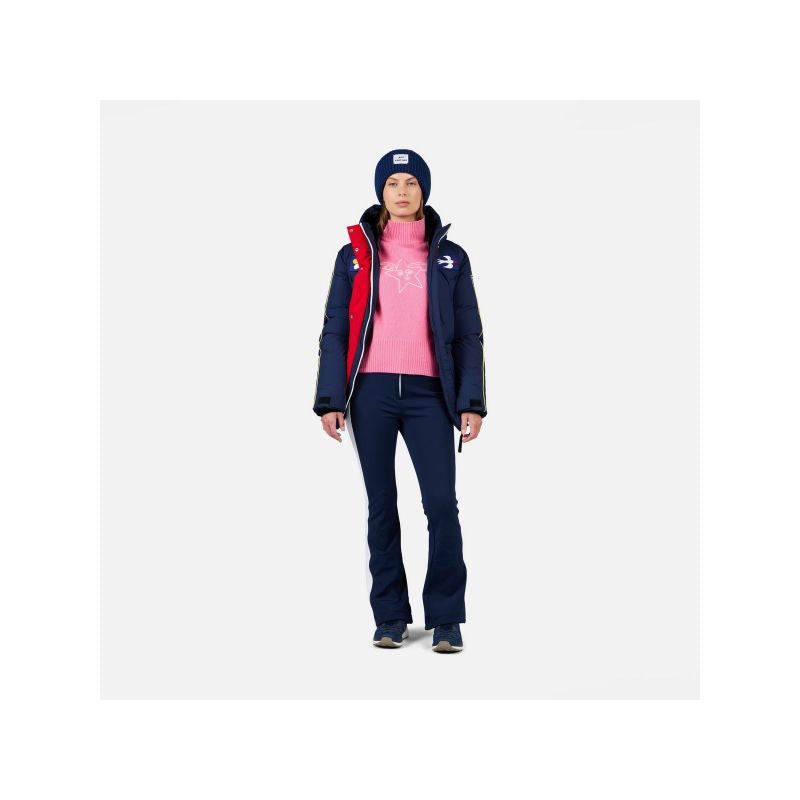 ROSSIGNOL W JCC SNOW ANGELS PULL pink women's sweater