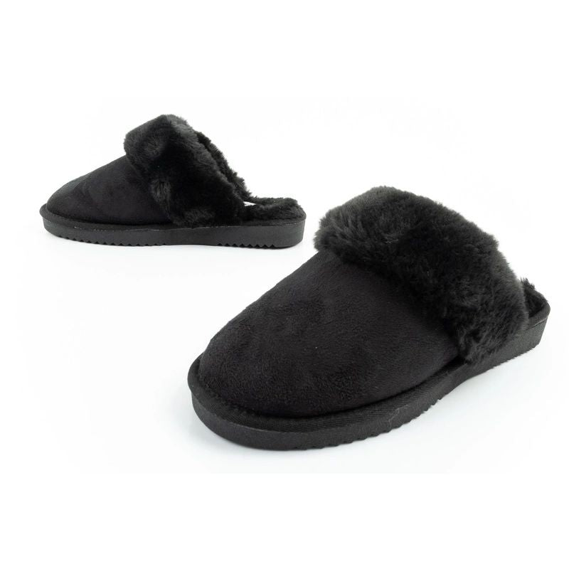 O'neill Pomnio women's slippers, insulated slip-on slippers, fashionable, warm, black ONeill