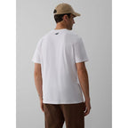 Men's regular printed T-shirt 4F 4FKAW26TTSHM4473-11S