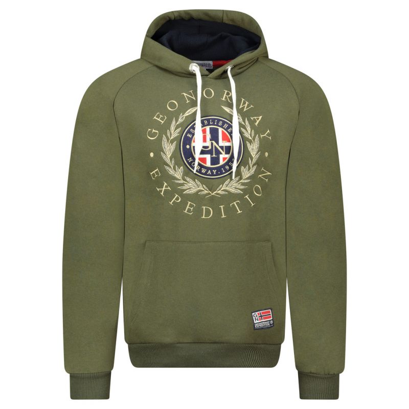 Geographical Norway Giger DB 100 M sweatshirt WZ3049H/GN-Kaki Clothing/Outdoor/Geographical Norway Your Sports Performance