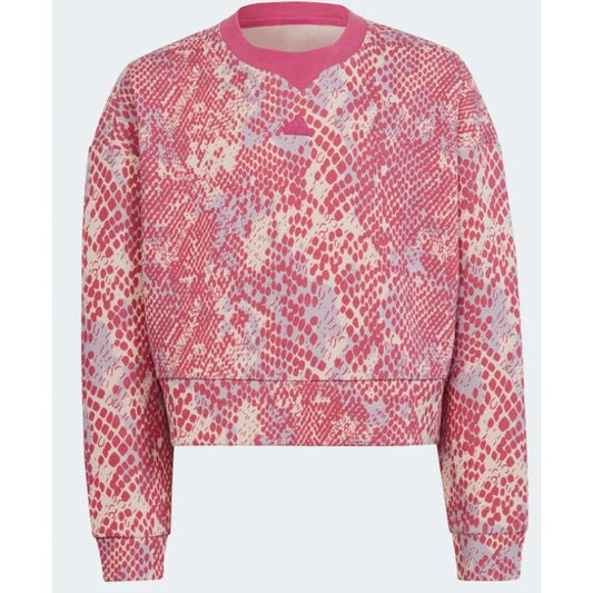Sweatshirt adidas FI Allover Print SWT Jr. HR5828 Clothing/Lifestyle Adidas