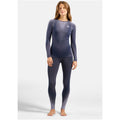 Women’s long-sleeve thermal shirt ODLO BL TOP Crew Neck l/s PERFORMANCE WARM BLACKCOMB, purple