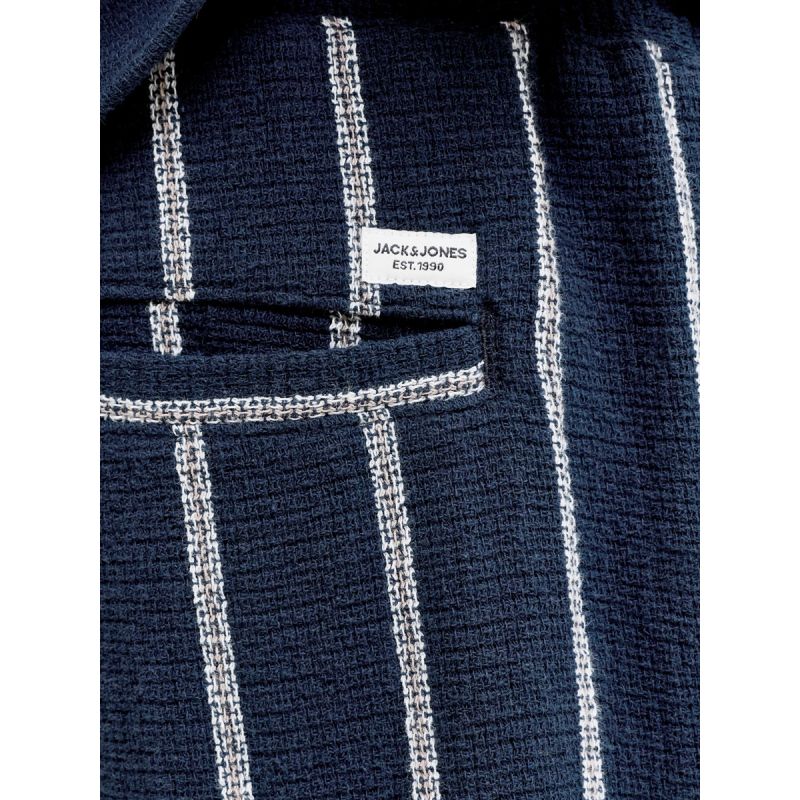 Jack&Jones men's striped shorts JPSTJAIDEN COBA STRIPE JOG SHORTS REG SN 12274413 SKY CAPTAIN/STRIPES Jack&Jones