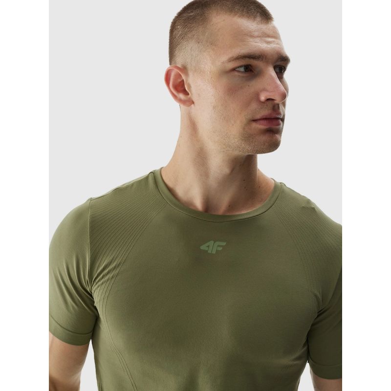 Men's seamless training shirt 4F 4FWAW24TFTSM0975-44S 4f