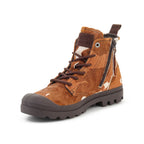PALLADIUM PAMPA HI ZIP PONY COW PRINT 95983-911