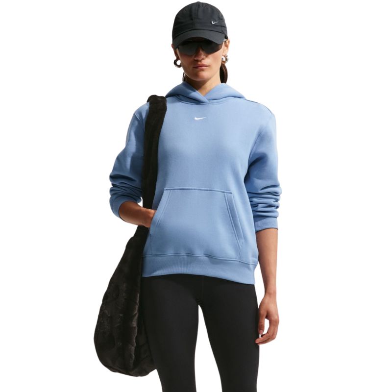 Nike Studio Fleece Medium Weight Women's Sweatshirt Light Blue IM8100 486