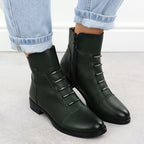 Jezzi ASA62-16 green women's ankle boots To be categorized Your Sports Performance