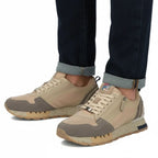 Leather men's sneakers, beige, Filippo MSP7836 Filippo