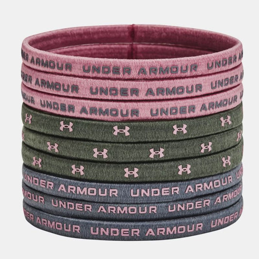 Under Armor Elastic Hair Tie PK hair bands 9 pcs. 1380018 697 Accessories/Straps/Under Armour Your Sports Performance