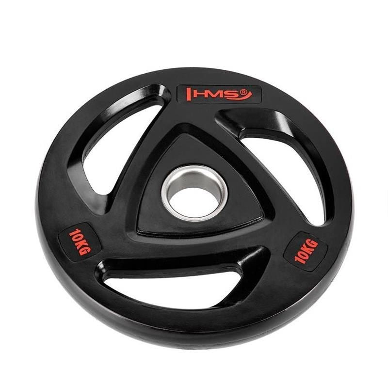 HMS Olympic plate rubberized 10 kg TOX10 17-61-093 Accessories/Training equipment Your Sports Performance