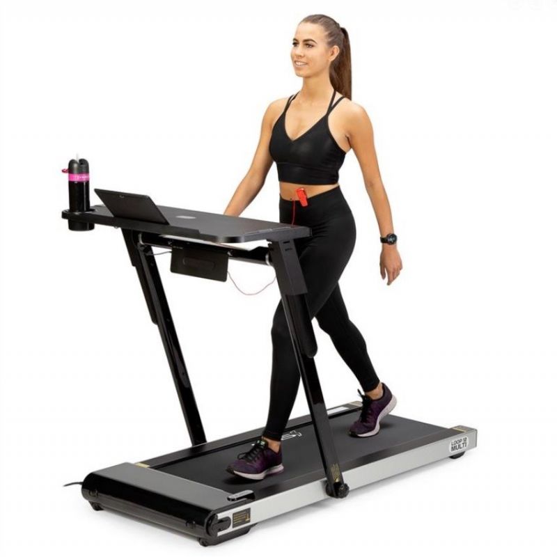 HMS LOOP12 MULTI Electric Treadmill with Desk 1-12 km/h, Black In preparation Your Sports Performance