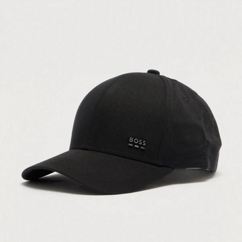 Hugo Boss Zed Metalic Logo Black Baseball Cap - 50555479-001 Boss