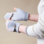 Women's/children's winter phone gloves - gray Hurtel