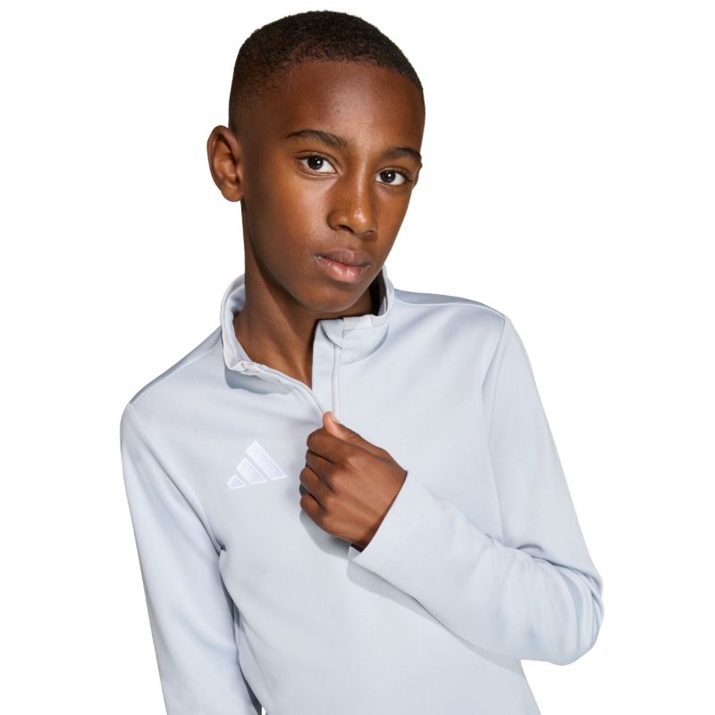 adidas Entrada 26 Training Top light gray kids sweatshirt JZ6637