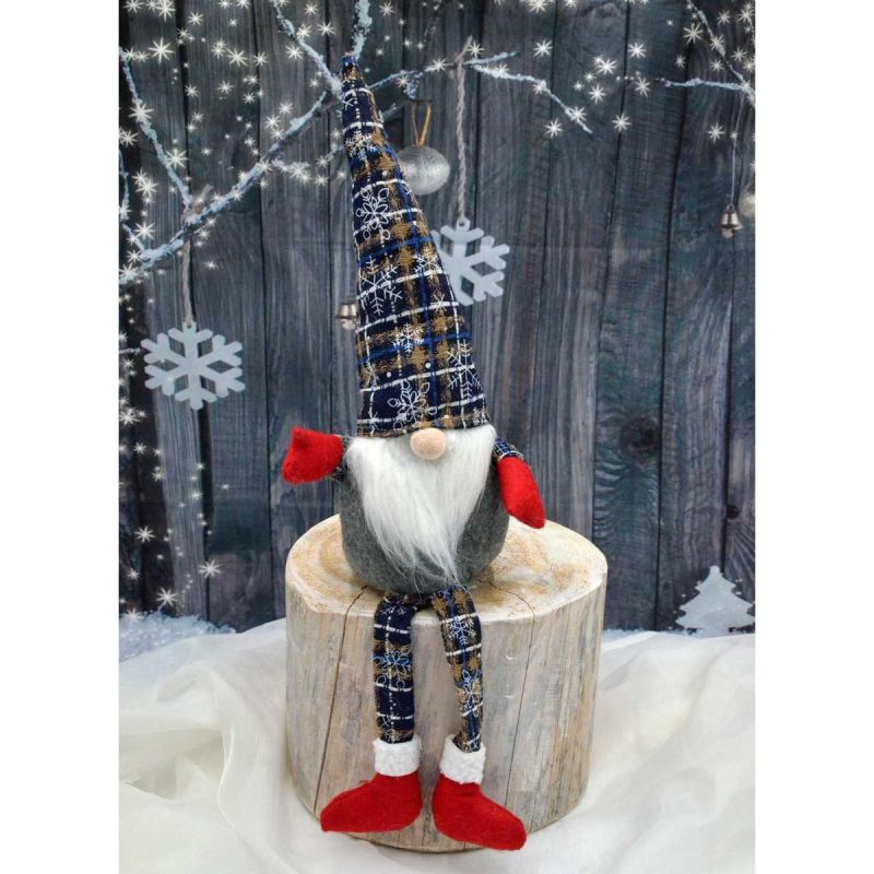 DECORATIVE ELMON 30+20CM NAVY BLUE CHECKERED Home and Garden/Equipment Your Sports Performance