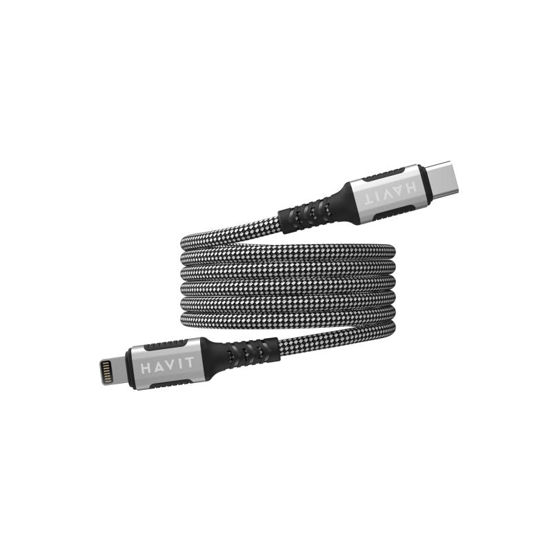 Havit Magnetic Type C to Lightning Cable (Black) In preparation Your Sports Performance