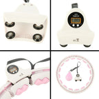 HMS HHW06 hula hoop with studs, weight and counter, pink In preparation Your Sports Performance
