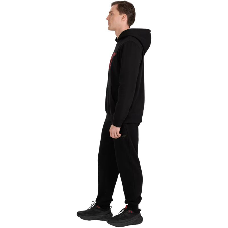 Men's sweatshirt 4F M1766 deep black 4FWMM00TSWSM1766 020S 4f