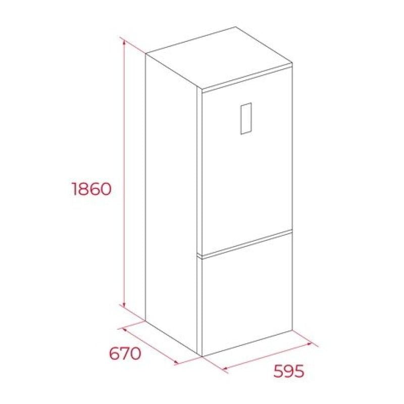 TEKA RBF 54650 SS XL fridge-freezer AGD - Produkty/Lodówki wolnostojące Your Sports Performance