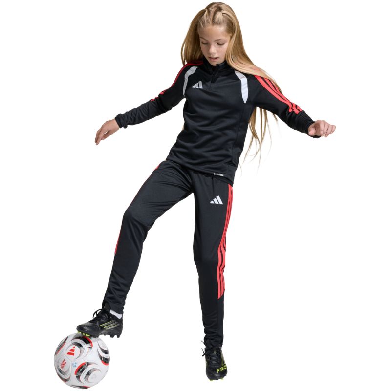 adidas Tiro 26 League Slim kids' pants black and red JY7115 adidas