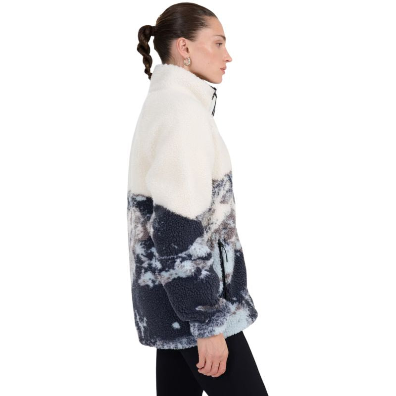 Fleece sweatshirt 4F U351 multicolor allover 4FWAW25TFLEU351 90A In preparation Your Sports Performance