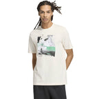 Men's adidas Memories of Sport Outdoor Graphic T-shirt Cream KC7095