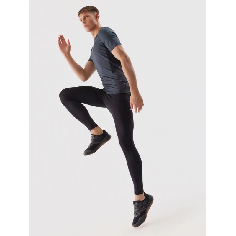 Men's quick-drying training leggings 4F 4FWSS24TFTIM227-20S *Kategoria tymczasowa Your Sports Performance