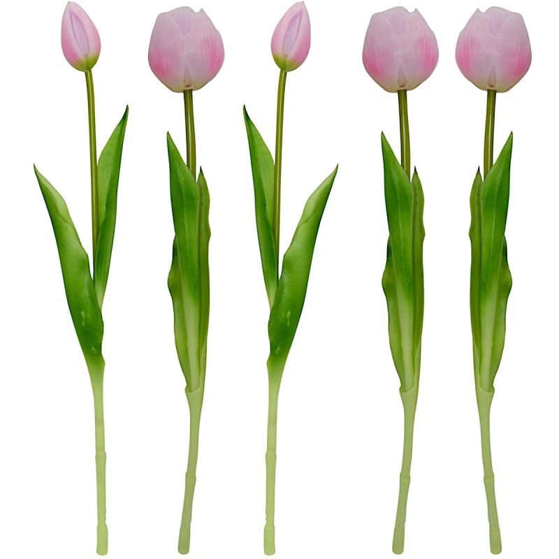 BOUQUET OF 5 PINK PEONY TULIPS 39 CM LIFE-LIKE SPRING DECORATION Home and Garden/Equipment Your Sports Performance