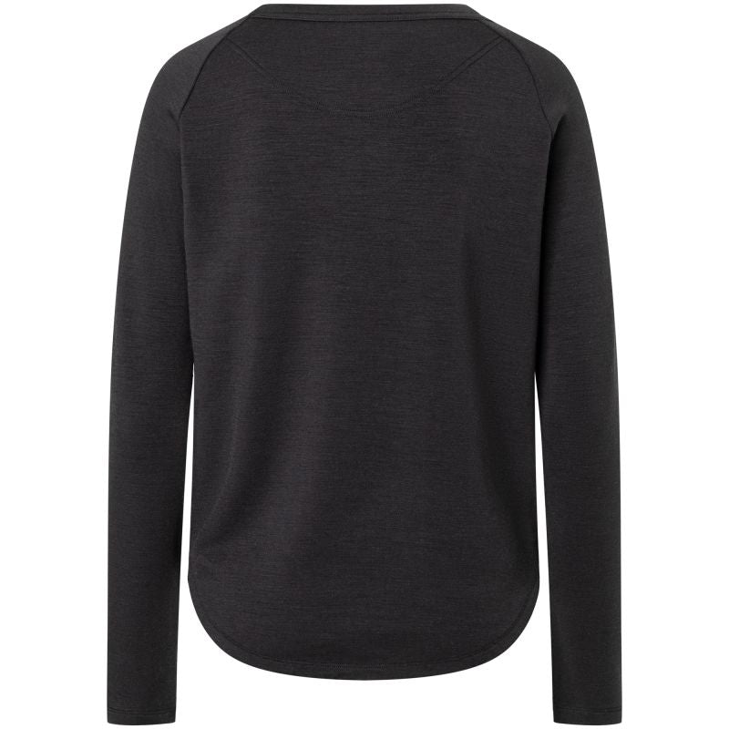 SUPER.NATURAL W BANDITO CAT CREW Women's Long-Sleeve Top Black