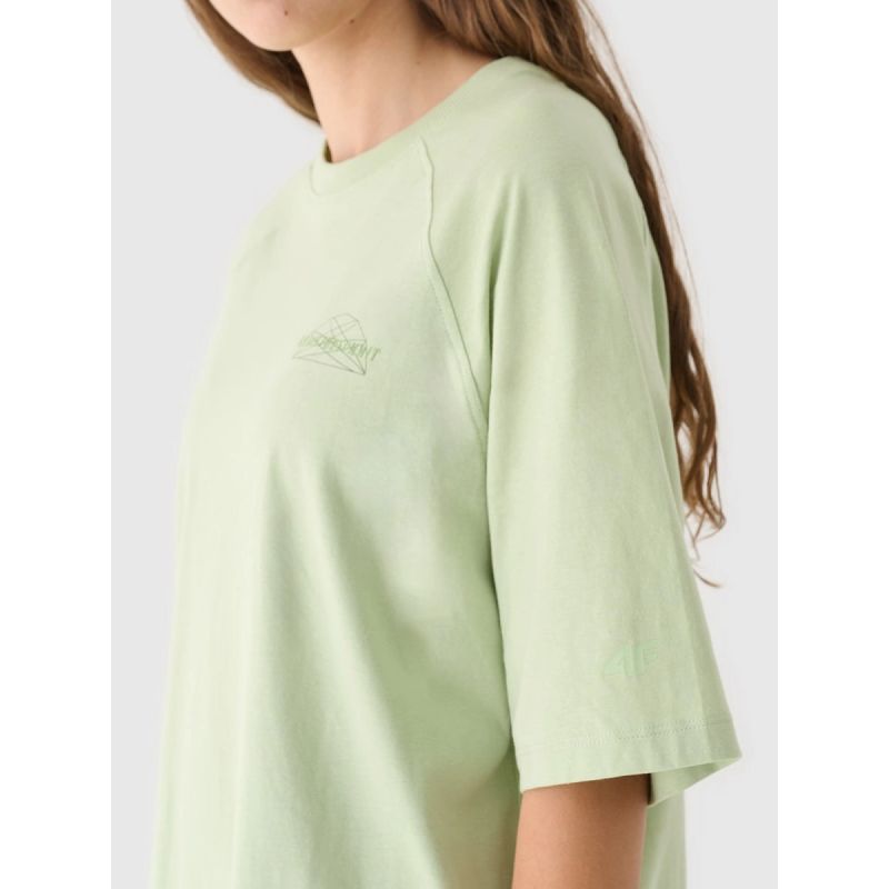 Women's oversize printed T-shirt 4F 4FRAW24TTSHF2583-43S *Kategoria tymczasowa Your Sports Performance