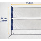 BEST SPORTING 4-IN-1 ADJUSTABLE BADMINTON, TENNIS, VOLLEYBALL SET Sport/Sporty Rakietowe/Badminton/Siatki Your Sports Performance