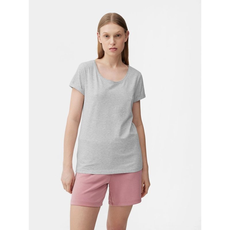 Women's regular plain T-shirt 4F 4FMM00TTSHF732-27M 4f