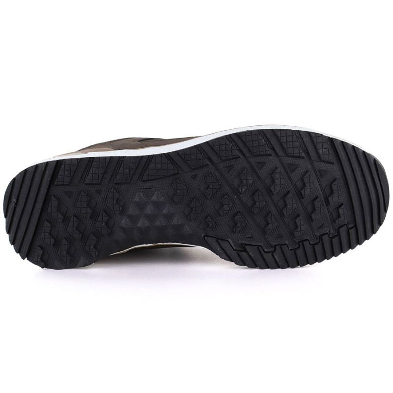 Women's black worker boots with socks Sabatina
