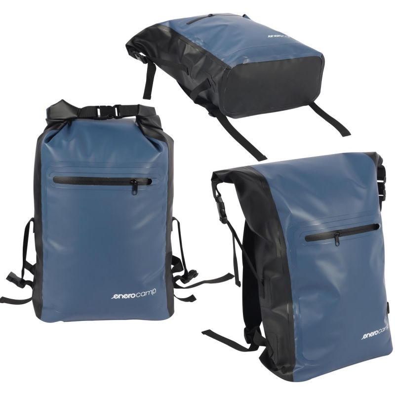 25L WATERPROOF BACKPACK, NAVY BLUE, ENERO CAMP Accessories Your Sports Performance