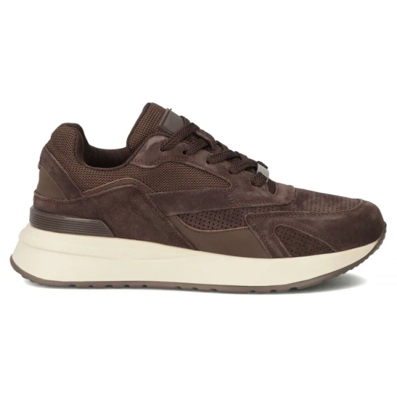 Leather sneakers suede brown shoes Filippo DP7728/26 Filippo