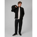 Regular men's fleece with stand-up collar 4F 4FRAW26TFLEM542-20S
