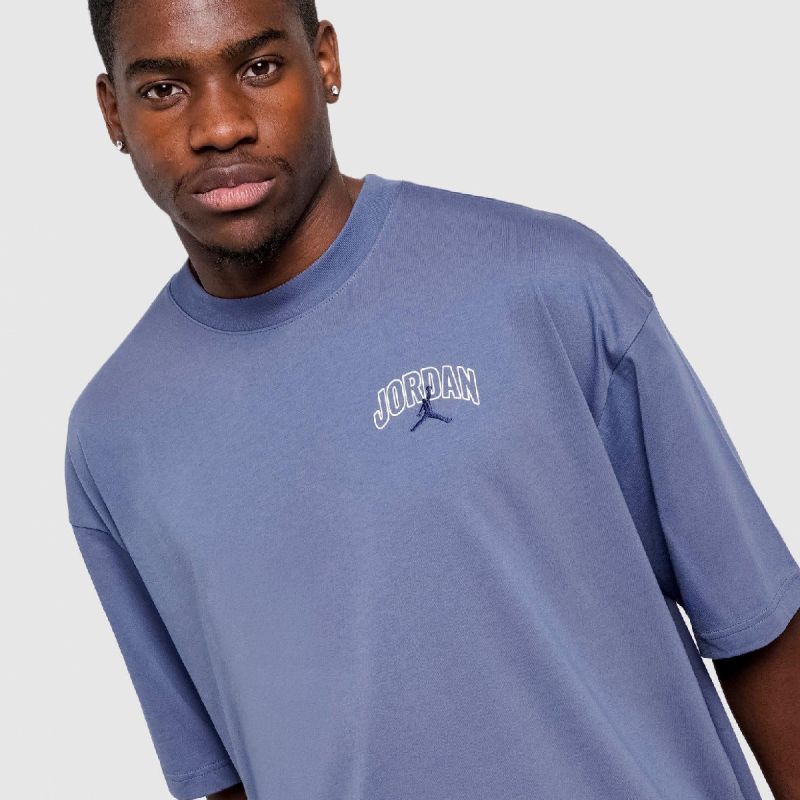 Men's Air Jordan Brooklyn Arch Logo T-shirt Blue - II2344-410