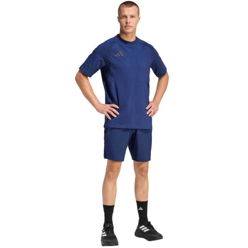 Men's adidas Tiro 26 Travel Tee Navy Blue KD1119