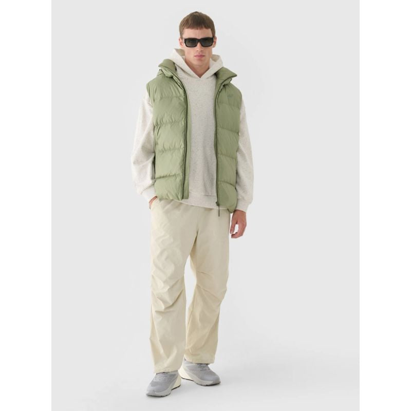 Men's down vest with natural filling 4F 4FWAW24TVJAM148-43S 4f