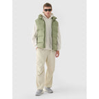 Men's down vest with natural filling 4F 4FWAW24TVJAM148-43S 4f