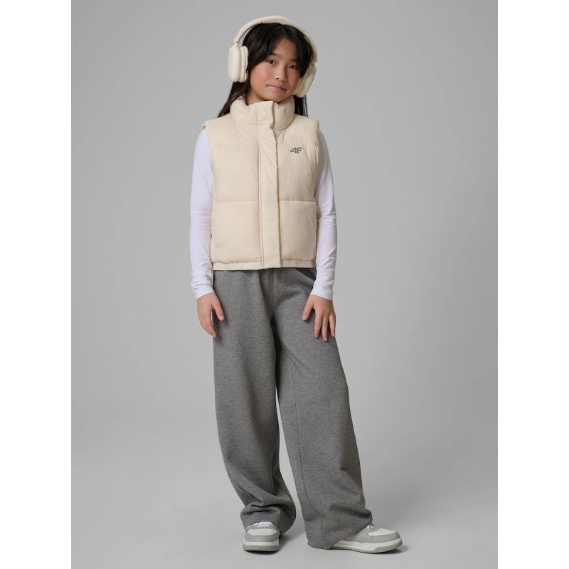 Girls' vest with synthetic filling 4F 4FJWSS26TVJAF312-12S 4f