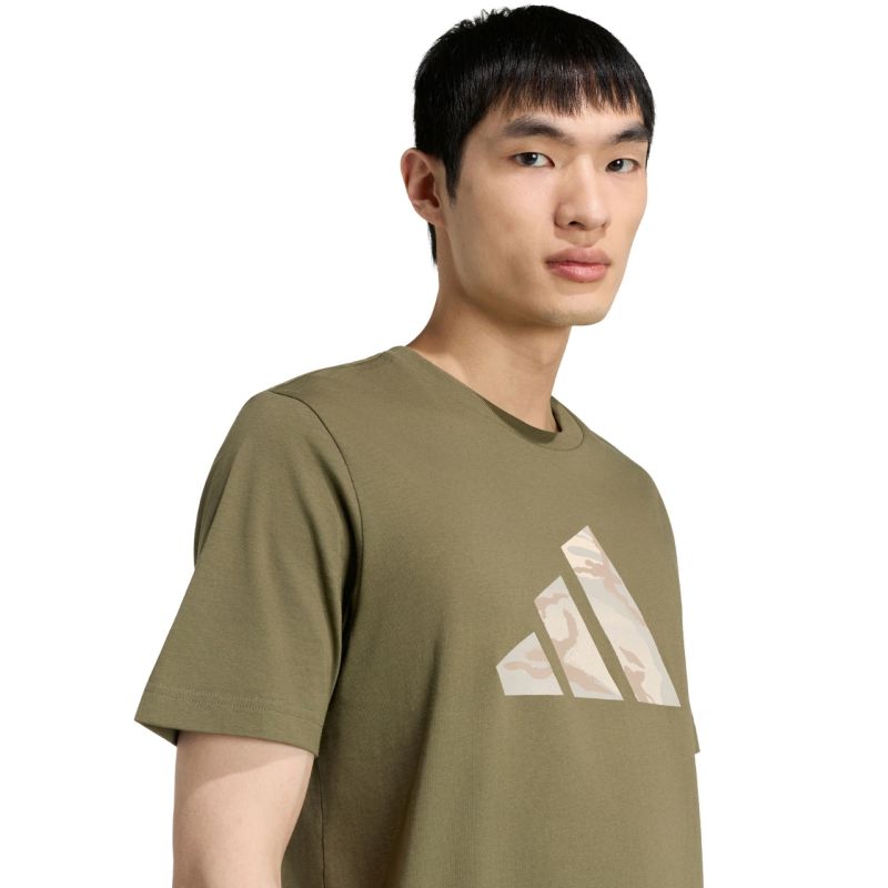 adidas Camo Three Bar Logo Graphic Men's T-Shirt KT1685