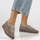 Women's leather openwork shoes, multicolor Filippo DP6830 Filippo