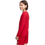adidas Entrada 26 Long Sleeve Jersey Kids’ Shirt Red KF5878