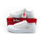 Lee Cooper women's sports shoes sneakers fashionable white comfortable Lee Cooper